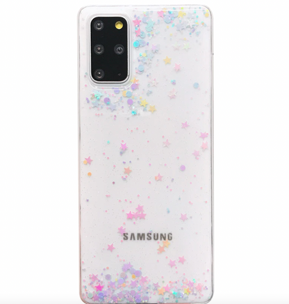 Star Glitter Phone Case, Bling Phone Case, Colorful stars for iPhone 15 14 13 12 11 Plus Pro Max XS Max