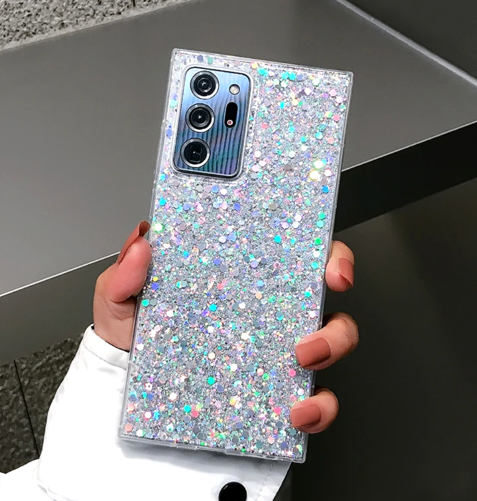 Glitter Phone Case, Bling Phone Case, Diamond case for Samsung Galaxy S24 S23 S22 Ultra S20 S21 FE S10 Plus A53 A73 A52 A72 A32 Case