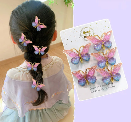 Butterfly hair clip, Butterfly hairclips for girls, Cute baby hairpins, gifts for kids, Hair claws, Gift for girls, Gradient hair clips