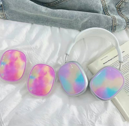 AirPods Max case with Rainbow design for Apple headphones, Apple headphone Cover Cute design, Headphone cover case, AirPod max cover