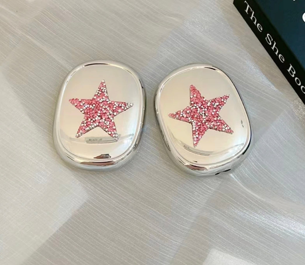 Star Diamond AirPods Max case with Glitter design, Apple headphone Cover bling diamond design, Headphone cover case, AirPod max cover star