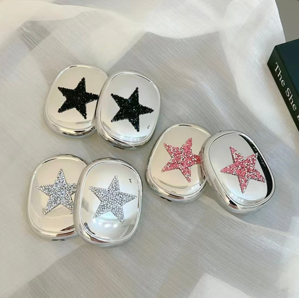 Star Diamond AirPods Max case with Glitter design, Apple headphone Cover bling diamond design, Headphone cover case, AirPod max cover star