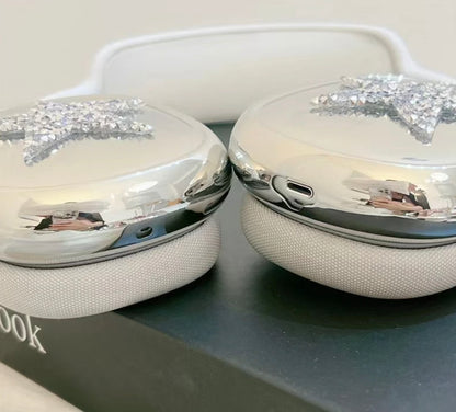 Star Diamond AirPods Max case with Glitter design, Apple headphone Cover bling diamond design, Headphone cover case, AirPod max cover star