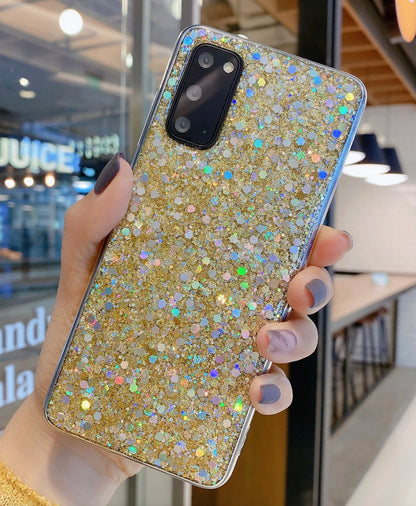 Glitter Phone Case, Bling Phone Case, Diamond case for Samsung Galaxy S24 S23 S22 Ultra S20 S21 FE S10 Plus A53 A73 A52 A72 A32 Case