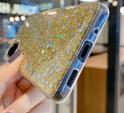 Glitter Phone Case, Bling Phone Case, Diamond case for Samsung Galaxy S24 S23 S22 Ultra S20 S21 FE S10 Plus A53 A73 A52 A72 A32 Case